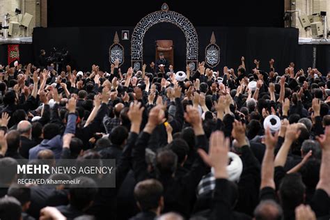 Mehr News Agency - Leader attends last night of Imam Hussein mourning ...