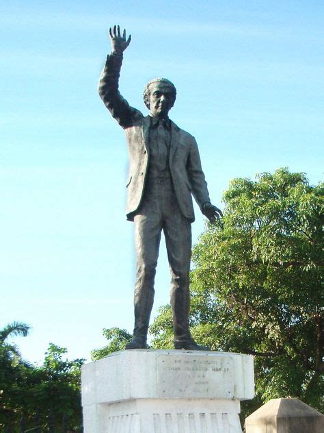 Norman Manley's monument in St. William Grant Park. Kingston 56 | Grant ...