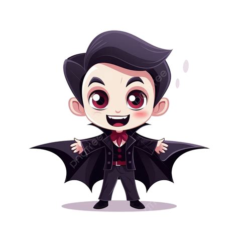 Little Vampire Shows His Tongue And Smiles Halloween Vector Illustration, Cartoon Boy, Cartoon ...