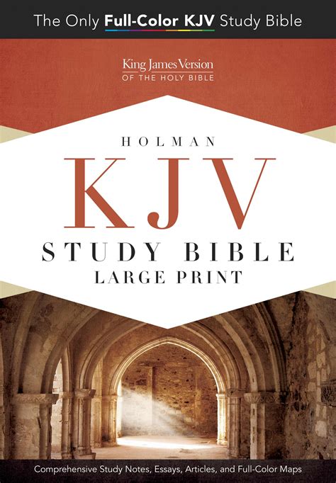 KJV Study Bible - Large Print Edition | Free Delivery @ Eden.co.uk