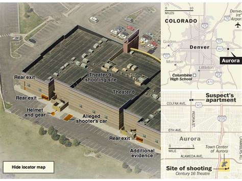 Mapping the Aurora, Colo., theater shooting - Elearning Examples