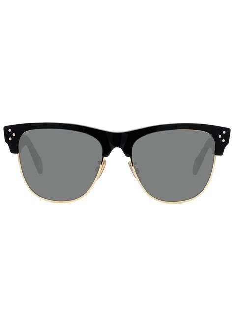 Celine Round Acetate & Metal Sunglasses - Bergdorf Goodman