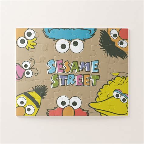 Vintage Sesame Street Pals - Kids Jigsaw Puzzle | Zazzle.com