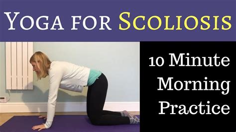 Yoga for Scoliosis - 10 minute morning practice - YouTube