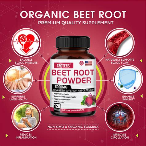 Beet Root Extract Supplement 5000mg Beetroot Complex Capsules Highest Potency | eBay