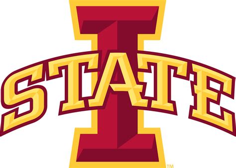 Iowa State Cyclones Logo in Red and Yellow