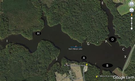 Grand Lake St Marys Depth Map - Maping Resources