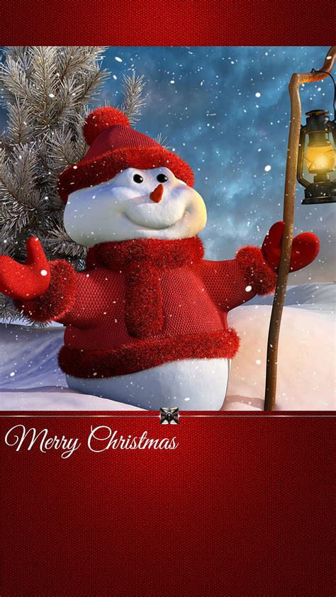 Christmas Snowman, holiday, HD mobile wallpaper | Peakpx