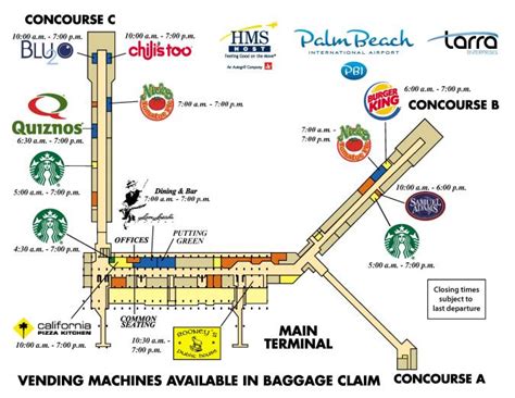 Terminal Maps | Palm Beach International Airport