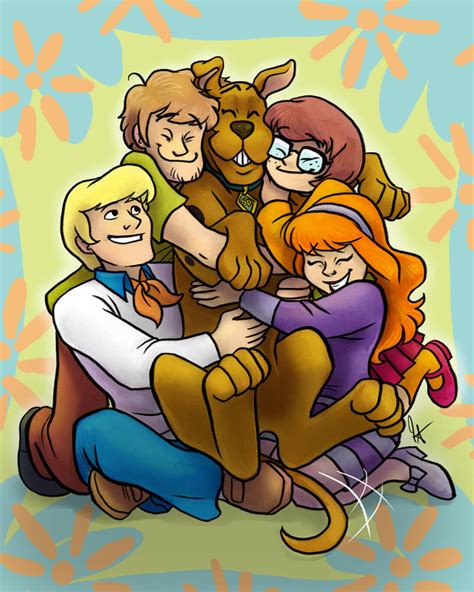 Scooby Doo Group hug by jameson9101322 on DeviantArt