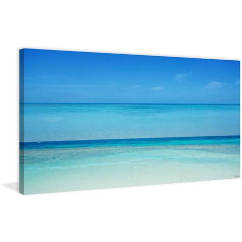 Clear Blue Canvas Print | Blue art prints, Parvez taj, Blue art