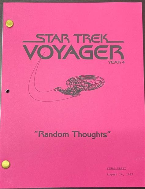 Star Trek: Voyager (Year 4) - Episode "Random Thoughts" - - Catawiki