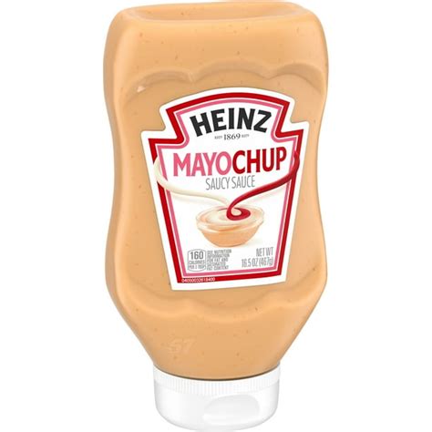 Heinz Mayochup Mayonnaise & Ketchup Sauce Mix, 16.5 oz Bottle - Walmart.com - Walmart.com