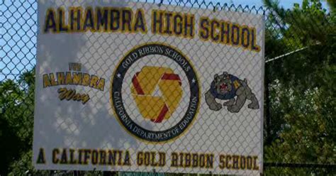 Possible Threat At Alhambra High School In Martinez Prompts Increased Police Presence - CBS San ...