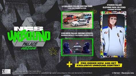 Need for Speed Unbound Palace Edition Brings Palace Skateboards Skins ...