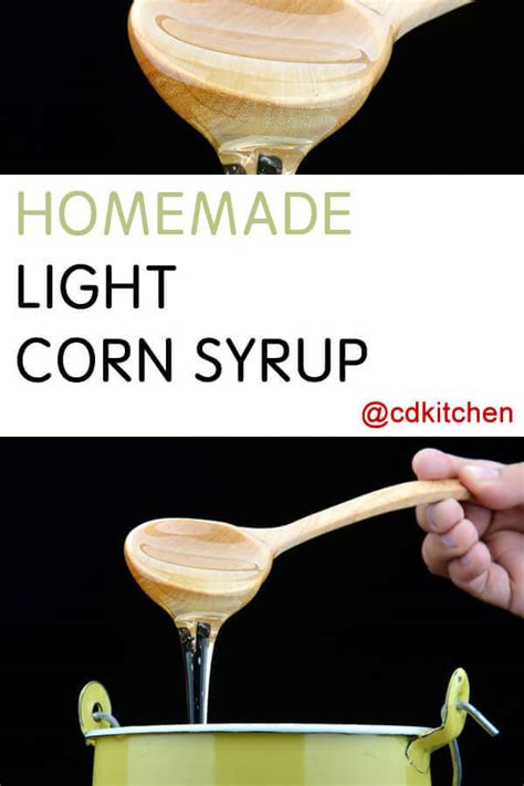 Homemade Light Corn Syrup Recipe | CDKitchen.com