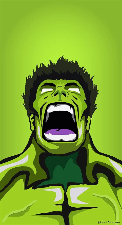 Hulk Angry Face Drawing