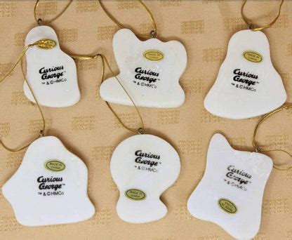 Ornament, Curious George, Set of 6, NOS in Box, Vintage – Antigo Trunk