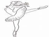 Realistic Ballerina coloring Pages  Clip Art Library sketch template