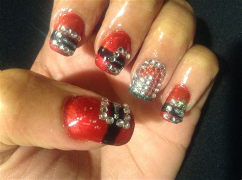 Santa Claus Nail Art Designs