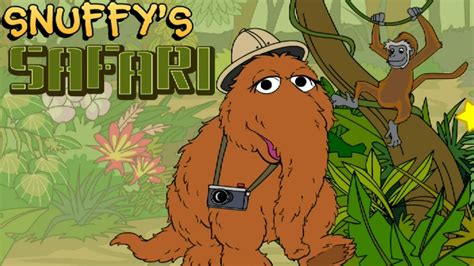 Sesame Street Snuffy's Safari Animals Expedition Online Game - YouTube