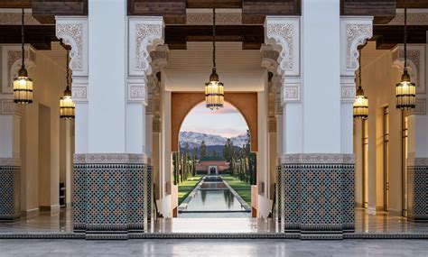 Oberoi, Marrakech, authentic architecture inspired by the palaces of ...