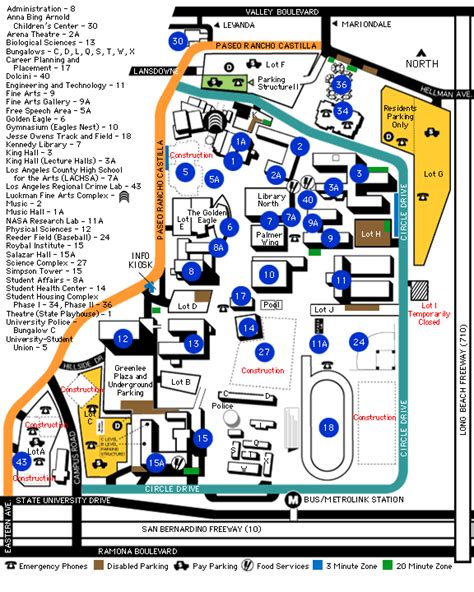 Calstate La Campus Map - Anetta Mathilda