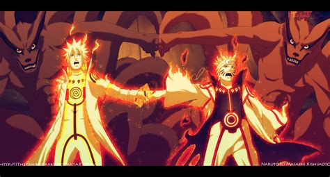 Uzumaki Minato and Uzumaki Naruto illustration HD wallpaper | Wallpaper ...