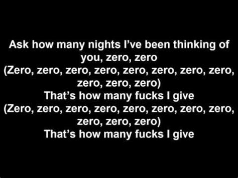 Zero - Chris Brown - (Lyrics Video) - YouTube