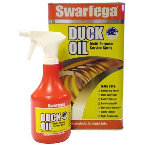 SDO5L Swarfega Duck Oil Multi-Purpose Service Spray - 5 Litre Can w ...