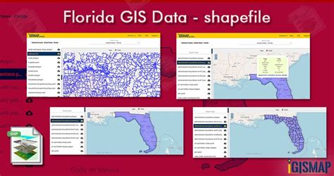 Florida GIS Data - shapefile, administrative boundary, polygon, county ...