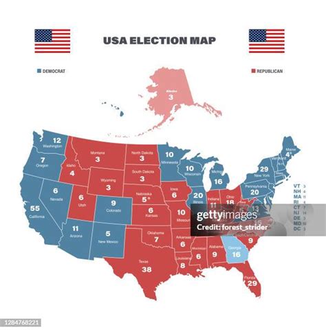 Political Map Of Usa Photos and Premium High Res Pictures - Getty Images