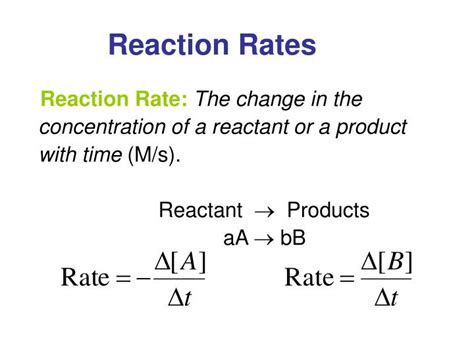 PPT - Reaction Rates PowerPoint Presentation, free download - ID:6090305