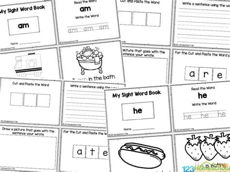 FREE Printable Primer Sight Words Books for Kindergarten