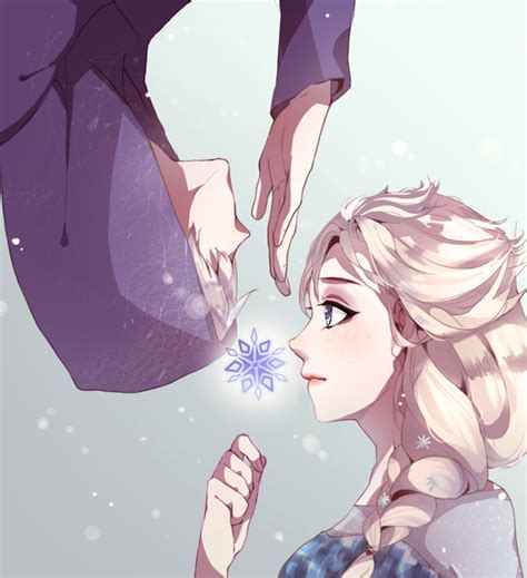 Jack and Elsa - Elsa & Jack Frost Fan Art (36624693) - Fanpop