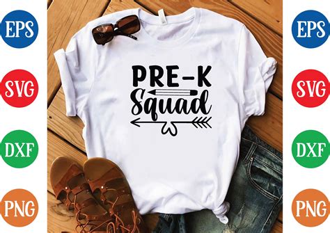 Pre-k Squad Svg Graphic by svg design house · Creative Fabrica