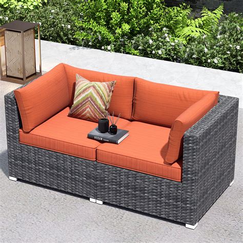 Ovios Patio Furniture Set - Easy Assembly, Environmental Wicker