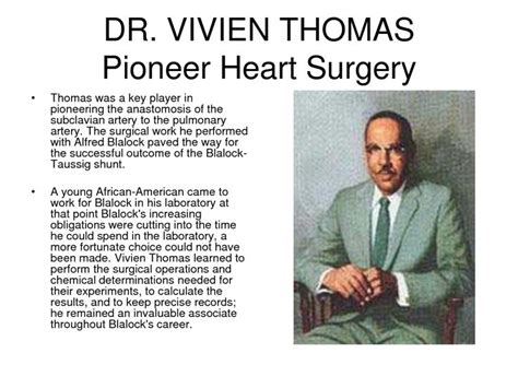 vivien thomas | Thomas, Power to the people, Heart surgery