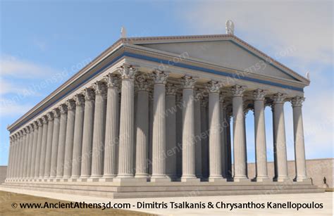 Olympieion - Arch of Hadrian - Ancient Athens 3D