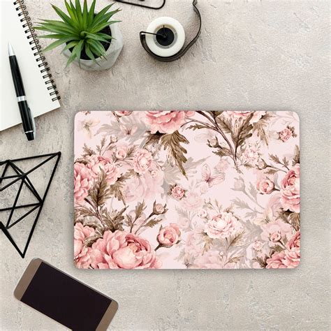 Wild Flowers Laptop Skin Watercolor Floral Vinyl Decal Sticker Dell ...