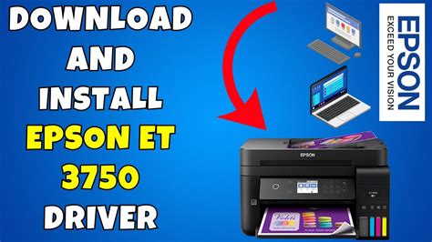 How To Download & Install Epson ET 3750 Printer Driver in Windows 10/11 - YouTube