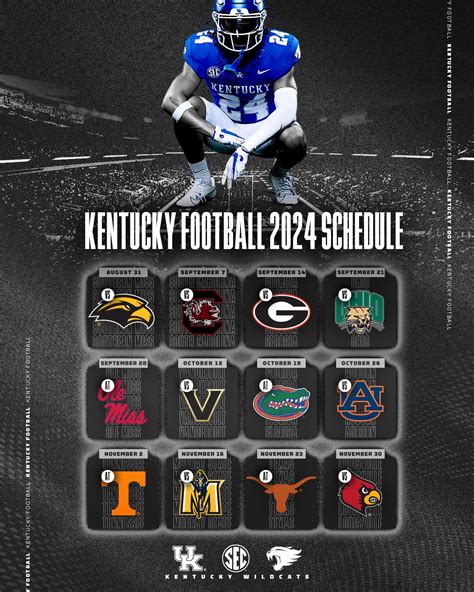 2024 Kentucky Football Schedule - Ellie Hesther