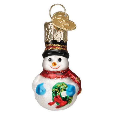 Mini Snowman Ornament by Old World Christmas