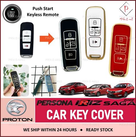 Proton Saga 2022 Premium S Iriz Persona Key Cover Car Keyless Remote ...