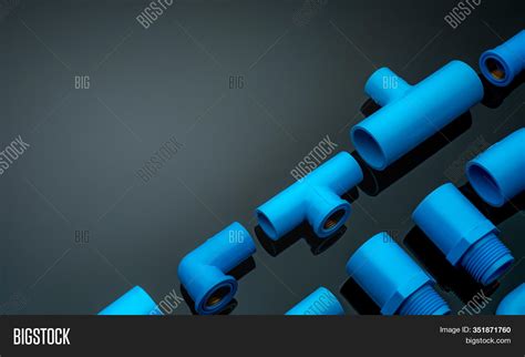 Set Blue Pvc Pipe Image & Photo (Free Trial) | Bigstock