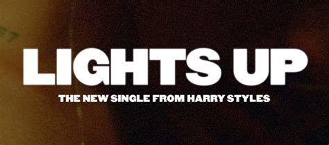 Harry Styles Premieres New Single "Lights Up" (Official Music Video) - Front Row Live Entertainment