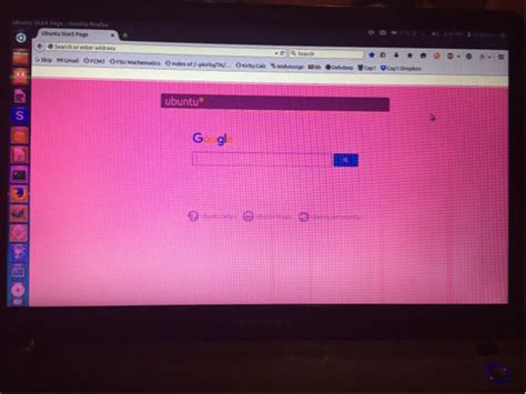 linux - Laptop screen turned mostly pink - Super User