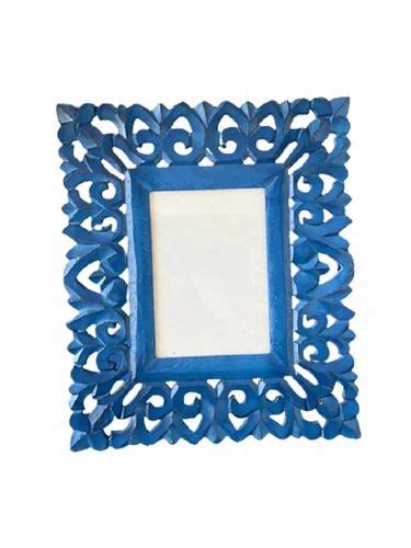 Wooden Blue 7X12 Carving Photo Frame, For Home, Size: 7 X 12 Inch at Rs 300/piece in Ahmedabad