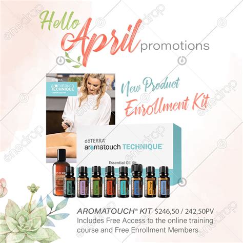 APRIL PROMOTIONS 2022 of doTERRA® AROMATOUCH® KIT by ConceptB Boheme