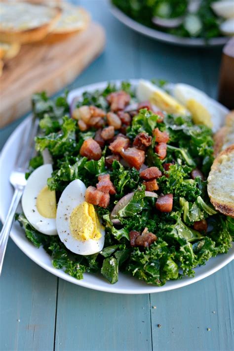 Simply Scratch Winter Kale Pancetta Salad with Bleu Cheese Toasts ...